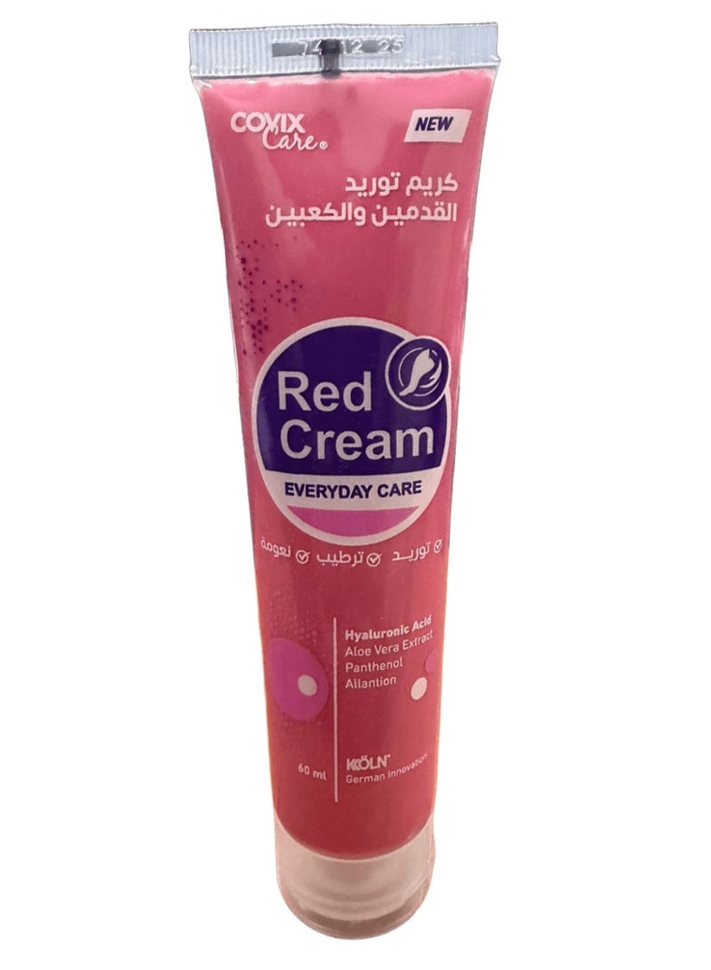 covix care Foot And Heel Red Cream 60ml - Image 1